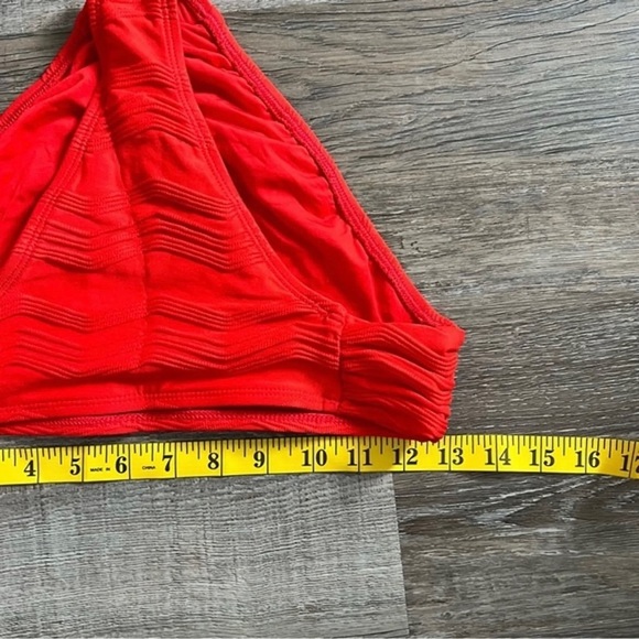 La Blanca Red Textured Swim Bottoms - Picture 7 of 7